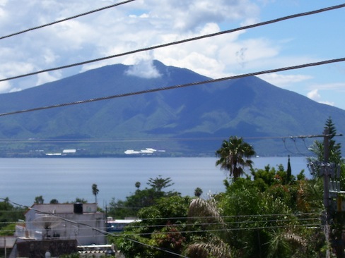 view of Lake Chapala from my veranda