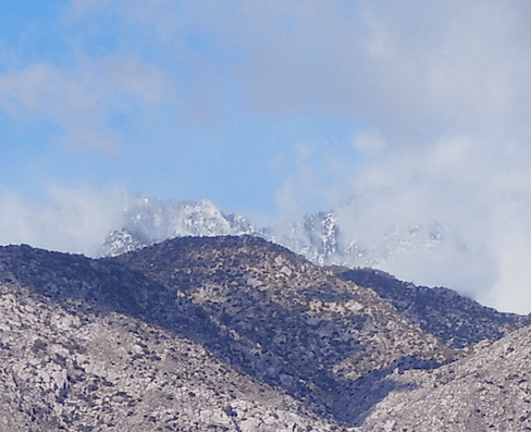 mountains, clouds, sky