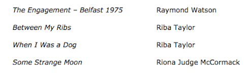 shows my name and story titles from the Fish shortlist